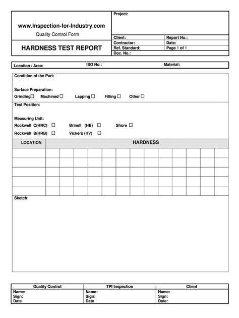 hardness test lab report pdf